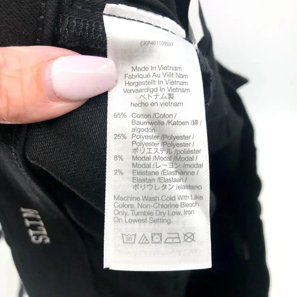 MADEWELL Men's Slim Jeans 40x32 Black Bainhart Wash ND479 COOLMAX® Denim NWT